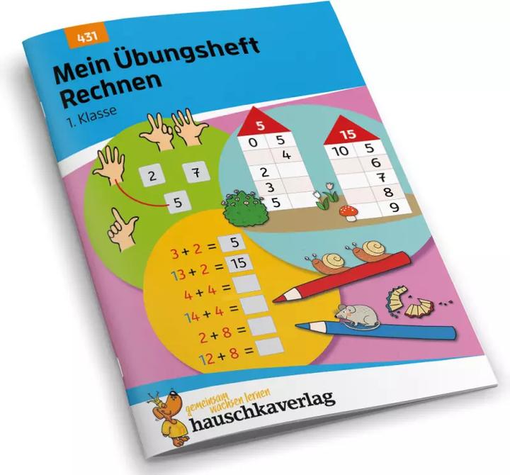 Actual product image Mein Übungsheft Rechnen - 1. Klasse, A5-Heft (German, Tina Harder, Masha Greune, 2021)