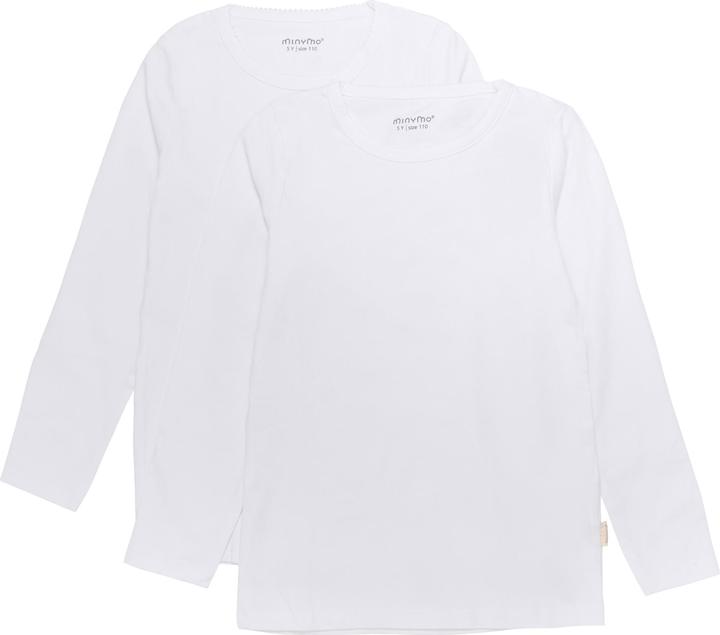 Produktbild Minymo Kid's Basic 35 T-Shirt L/S (2-Pack) (116)