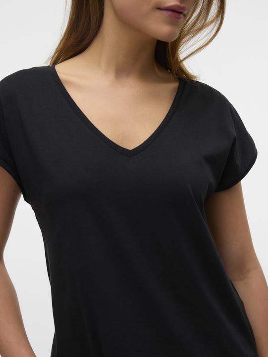 Image du produit Vero Moda Vmluna Ss V-Neck Tee Jrs Noos (L)