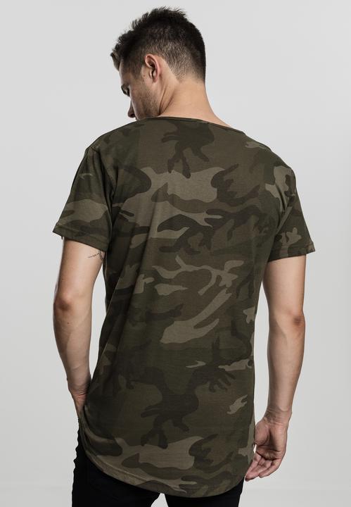 Actual product image Urban Classics Camo Shaped Long Tee (M)