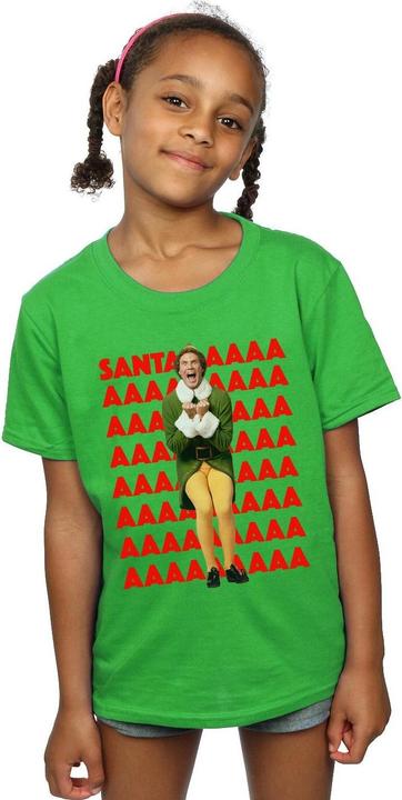 Immagine prodotto Elf Buddy Santa Scream Maglietta Ragazze (116)