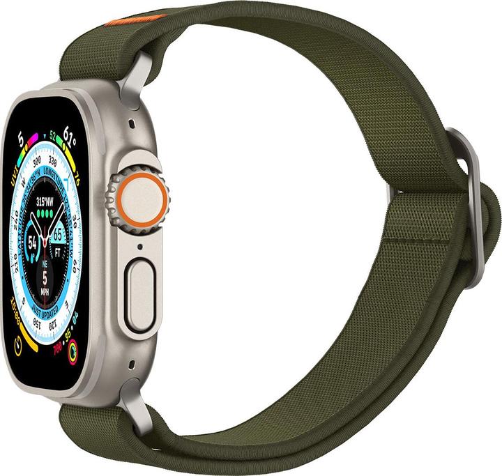 Immagine prodotto Spigen Fascia Fit Lite per Apple Watch Serie 42, 44, 45, 49 mm - kaki (42 mm, 44 mm, 45 mm, 49 mm, Nylon, Tessuto, Acciaio inossidabile)