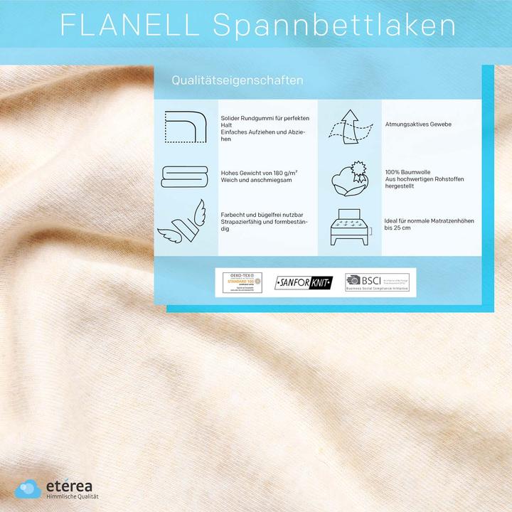 Actual product image Etérea Flannel Bed Sheet (150 x 250 cm)