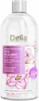 Actual product image Delia Cosmetics Micellar Cleansing Water for Face Eyes and Lips 500ml (500 ml)