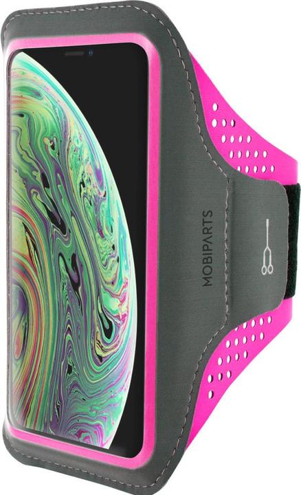 Actual product image Mobiparts Comfort Fit Sport Armband Apple iPhone X/XS Neon Pink