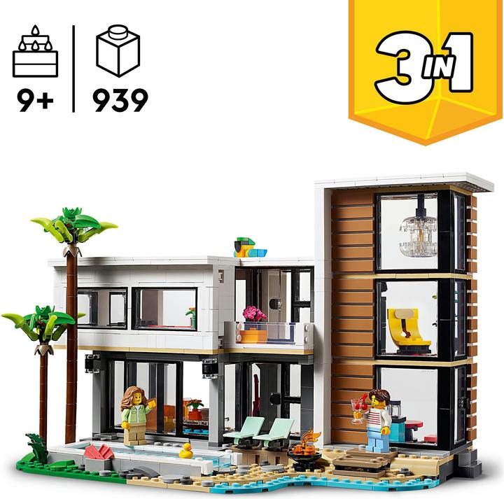 Actual product image LEGO Modern house (31153, LEGO Creator 3-in-1)