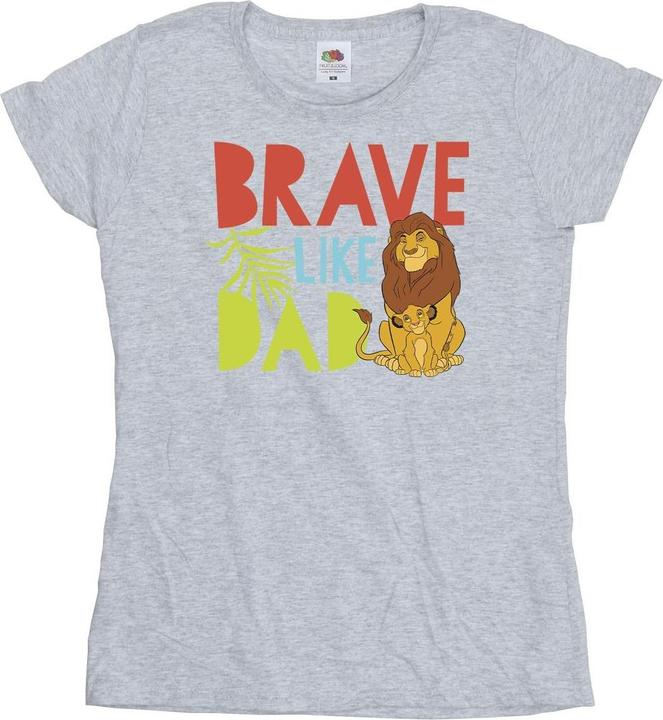Immagine prodotto Disney The Lion King Brave Like Dad Maglietta Donna (S)