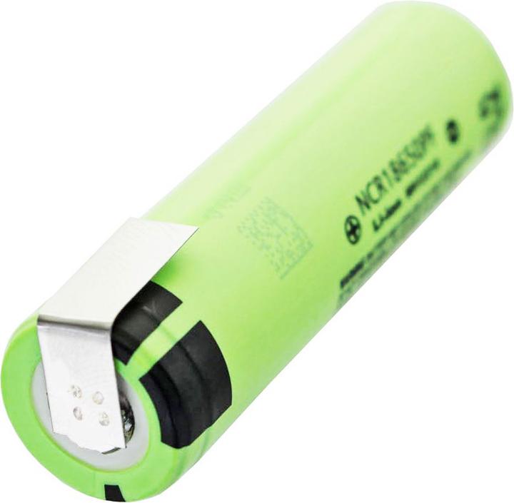 Immagine prodotto Panasonic Batteria NCR18650PF - (NCR18650PD) + etichetta a saldare Z (1 pz., 18650, 2900 mAh)