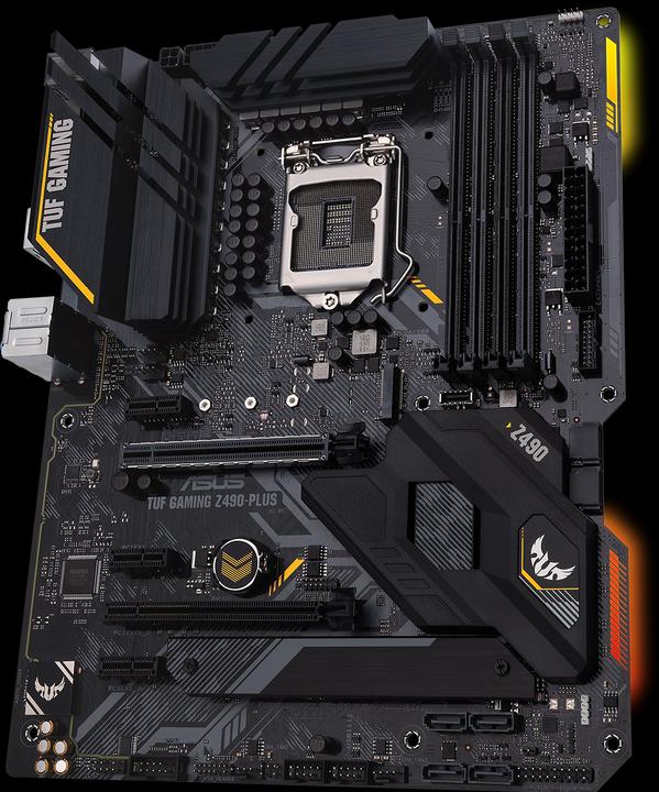 Image du produit ASUS TUF Gaming Z490-PLUS (LGA 1200, Intel Z490, ATX)