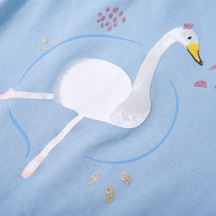 Actual product image VidaXL Children's long-sleeved shirt light blue 104,Material: 95 % cotton. 5 (104)