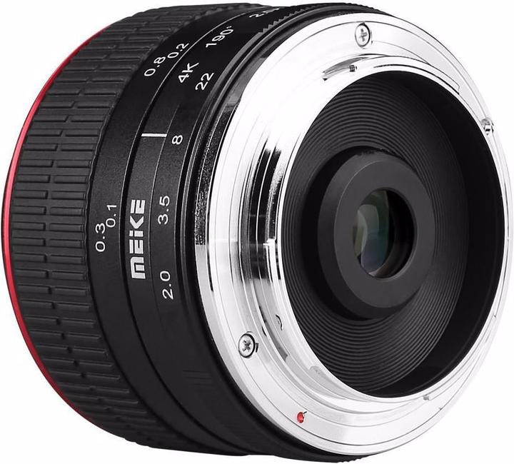 Immagine prodotto Meike 6,5 mm f/2,0 Fisheye, Sony E (Sony E, Full-frame, APS-C / DX)