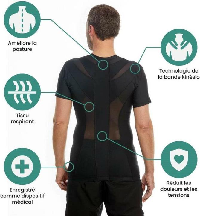 Actual product image Anodyne Posture Shirt 2.0 Men black M (M)