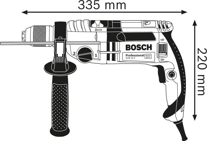 Actual product image Bosch Professional Impact drill (Electrical connection)