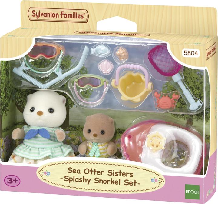 Actual product image Sylvanian Families Sea otter snorkel playset