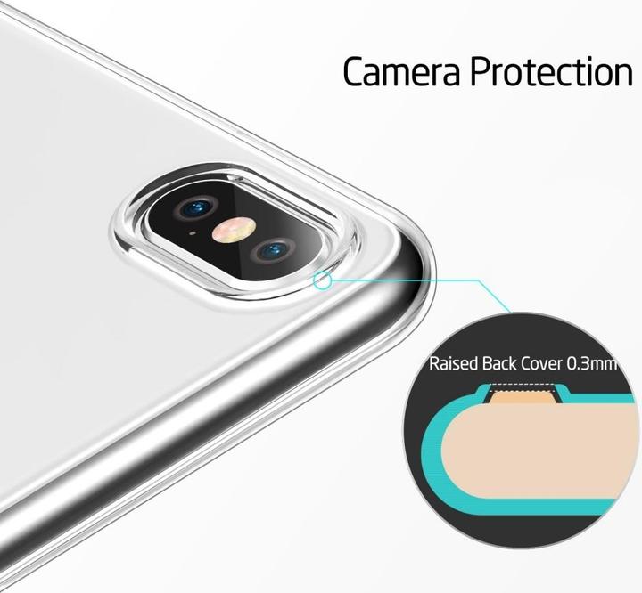 Image du produit Screenguard Apple iPhone X Étui souple en TPU transparent (Apple iPhone X)