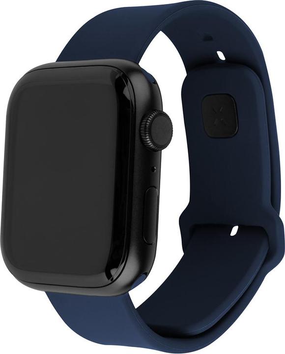 Produktbild Fixed Silikonarmband für Apple Watch 42/44/45 mm, blau