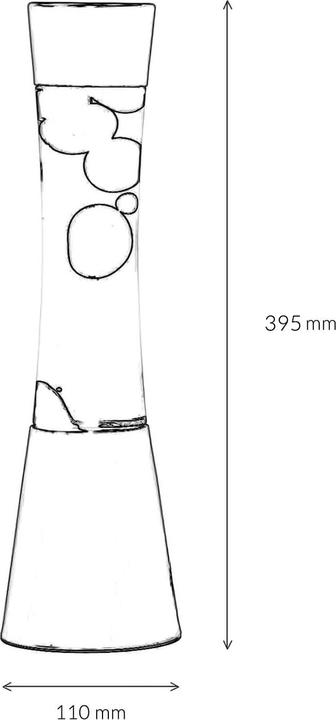 Actual product image Licht-Erlebnisse Sandro lava lamp (G9)