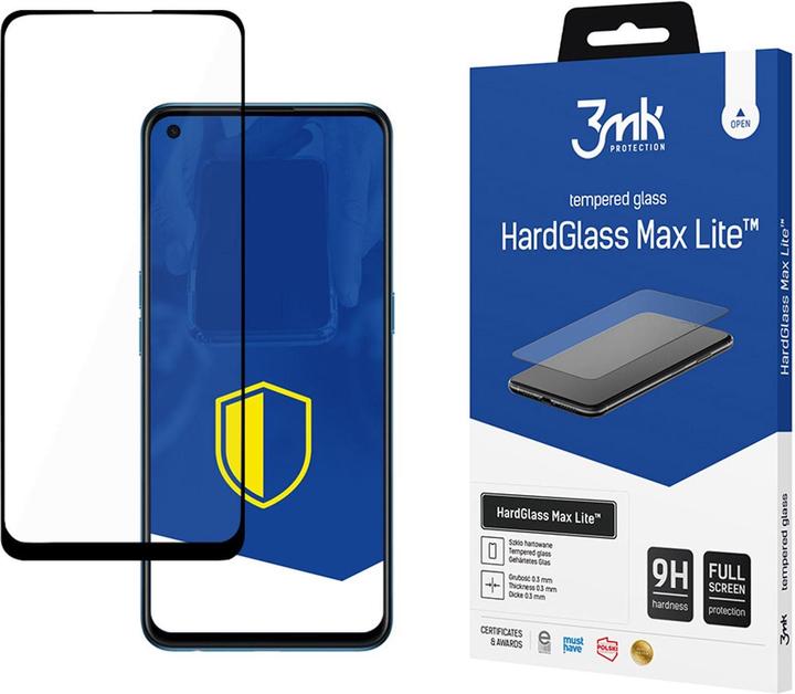 Produktbild 3MK Hardglass Max Lite Bildschirmschutz (1 Stück, Oppo Reno 5 F, Oppo Reno 5 Pro 5G)