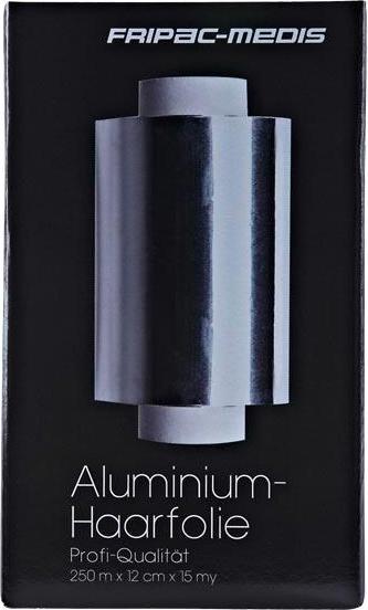 Actual product image Fripac Aluminum strand foil silver 15my 12cm x 250m in carton with tear-off edge
