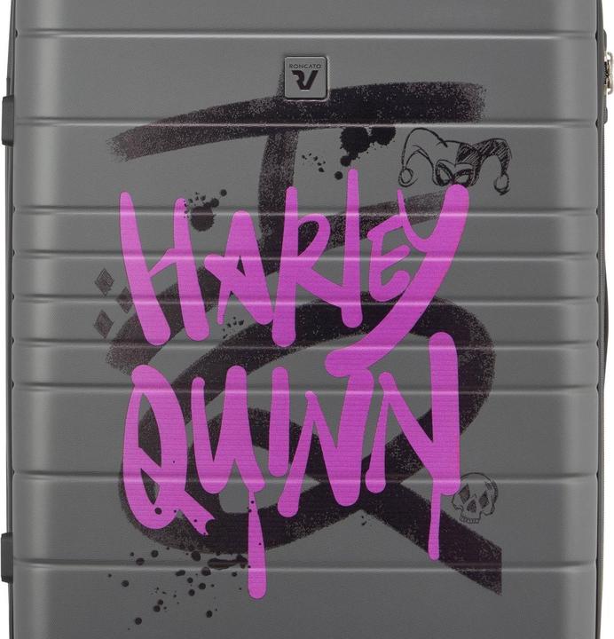 Actual product image Roncato Warner DC Mittelgrosser Koffer - Harley Quinn Viola (73.50 l, M (50 - 90l))
