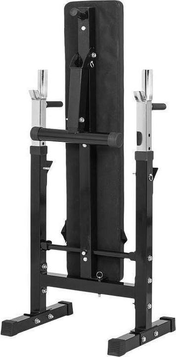 Produktbild Gorilla Sports Hantelbank mit Ablage und Gusseisenset
