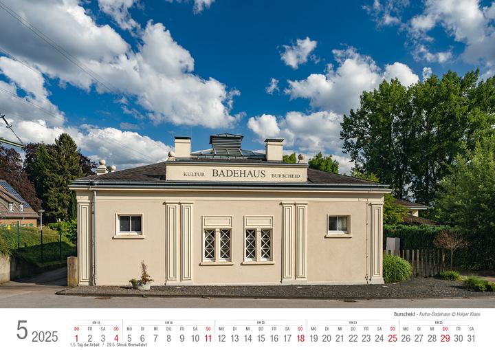 Produktbild Burscheid 2025 Bildkalender A3 quer, spiralgebunden (A3, Harter Einband, Deutsch)