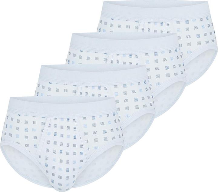 Schiesser 4er Pack Cotton Essentials Feinripp Sportslip