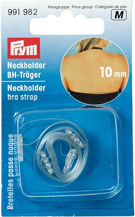 Immagine prodotto Prym Cinghia del reggiseno a collo alto, trasparente 10 mm, carta