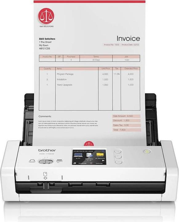 Produktbild Brother ADS-1700W (WLAN, USB)