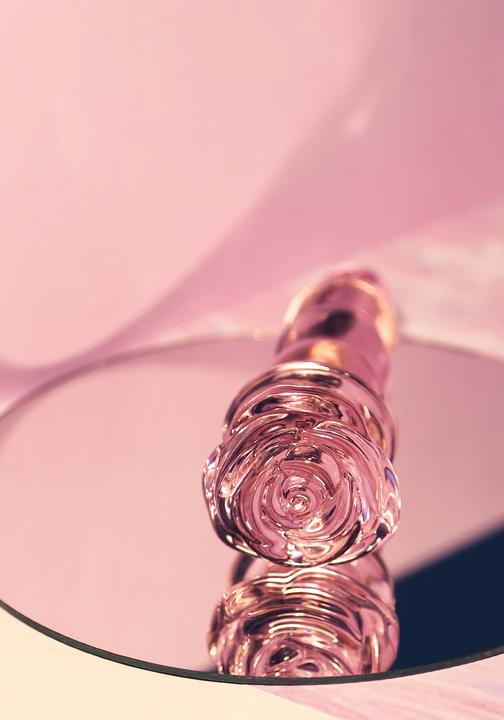 Actual product image Dream Toys Glaze Glass - Rosebud Beaded Plug