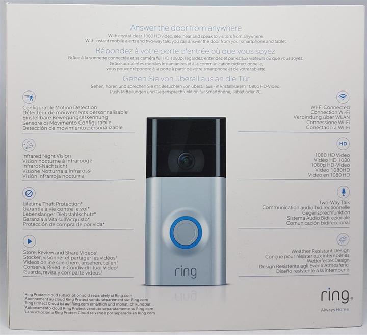 Actual product image Ring Video Doorbell 2 (App, Wi-Fi, Wireless, Cable)
