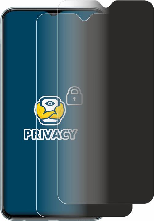 Produktbild BROTECT Sichtschutzfolie Anti-Spy Privacy Folie Blaulicht-Schutz (2 Stück, Samsung Galaxy M23)