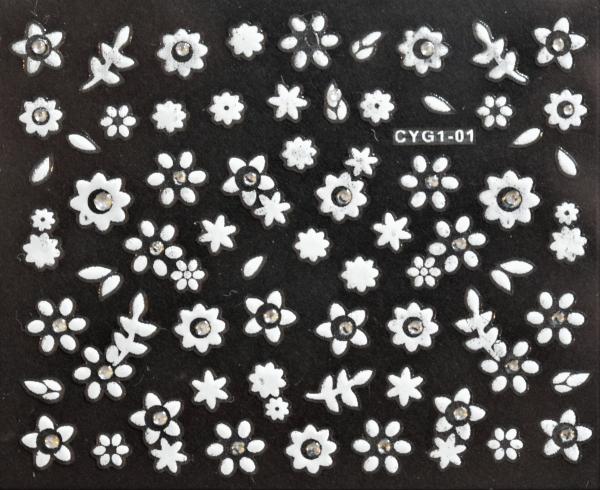 Nagellack24 Nail Art Sticker Selbstklebend 1425