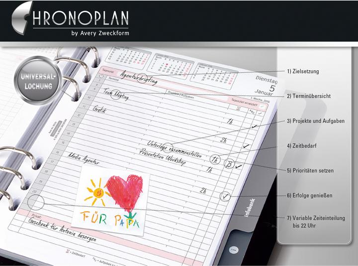 Produktbild Chronoplan Adressen Blatt (Spezial, Deutsch)
