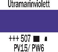 Actual product image Amsterdam Acrylic paint Standard Series (Ultramarine violet, 120 ml)