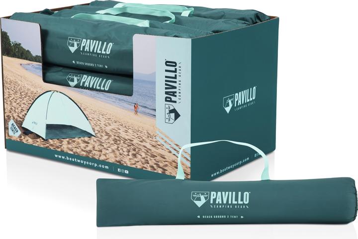 Produktbild Bestway Strandzelt (Strandzelt + Strandmuschel, 1.11 kg, 2 Personen)