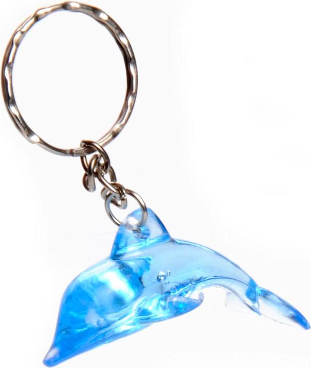 Produktbild Schlüsselanhänger Delphin, transparent blau