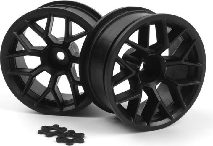 Image du produit HPI RTR WHEEL 26MM BLACK 9MM OFFSET (Pr)