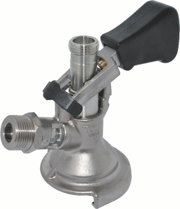 Ich-zapfe Zapfkopf - Keg Verschluss, Kombi-Fitting, oberer Ausgang (Kelleranstich)