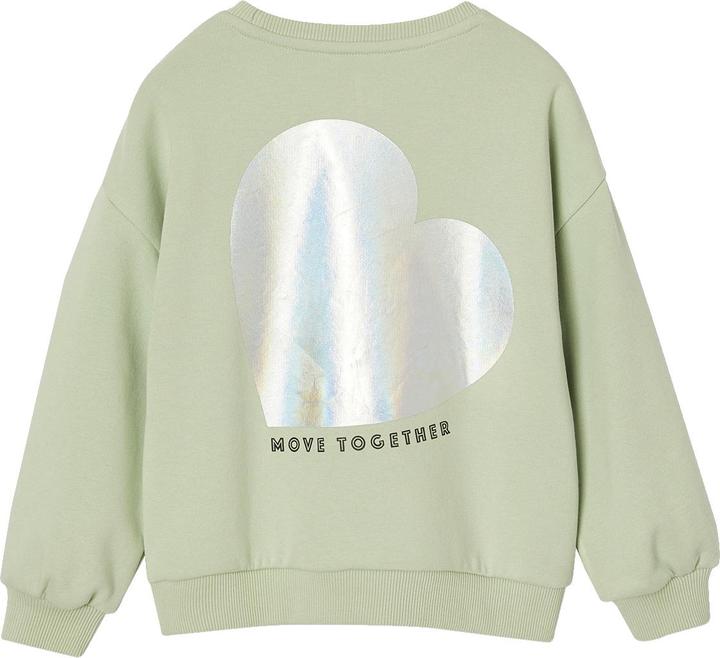 Vertbaudet Mädchen Sweatshirt mit Holo-Print und Recycling-Polyester