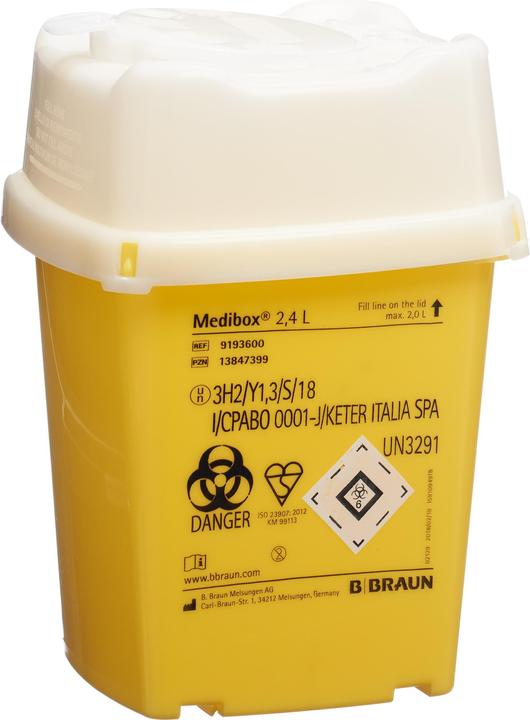 Immagine prodotto DQB X Raccoglitore di cannule MEDIBOX da 2,4 litri