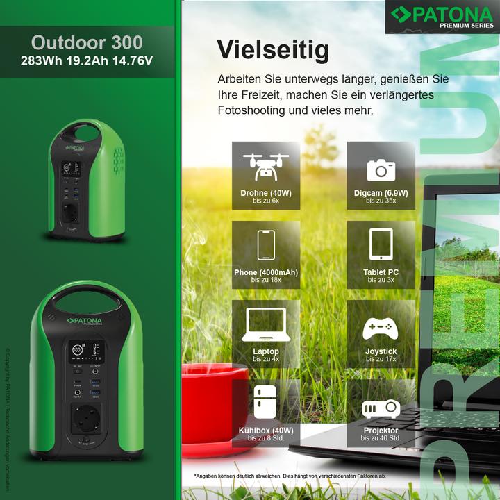 Produktbild Patona Powerstation (296 Wh, 2.46 kg)