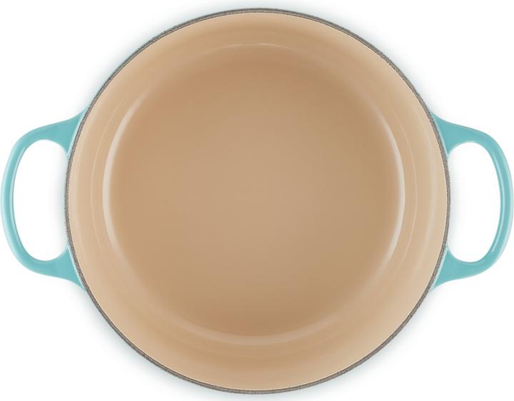 Produktbild Le Creuset Bräter Signature rund karibik 26cm (26 cm, Bräter + Schmortopf, Gusseisen)