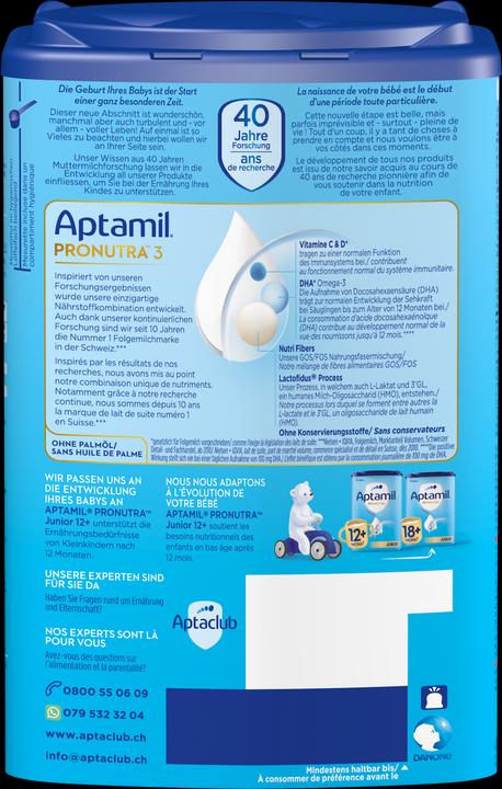 Immagine prodotto Aptamil Pronutra 3 (800 g, da 8 M.)