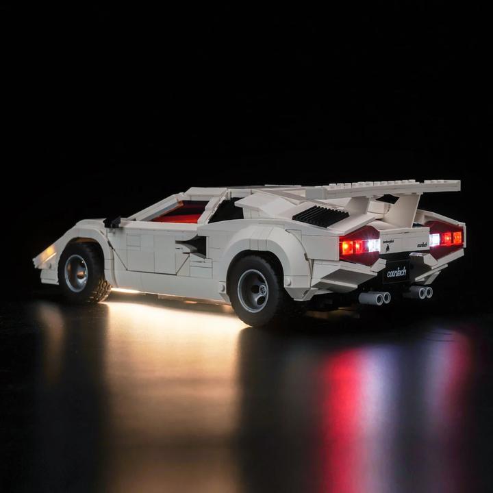 Actual product image BrickBling LED light set for LEGO - Lamborghini Countach (10337) incl. remote control