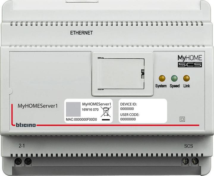 Actual product image Legrand Server Myhome up MYHOMESERVER1