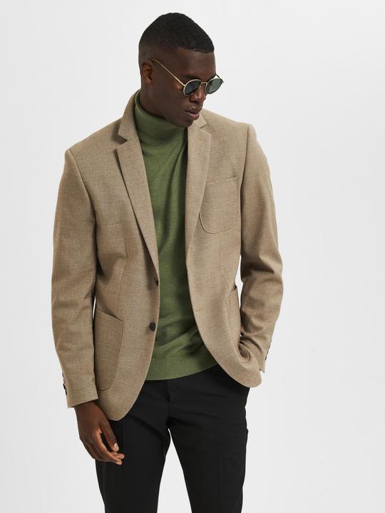 Image du produit Selected Homme Slim Fit Blazer à une rangée de boutons (48)