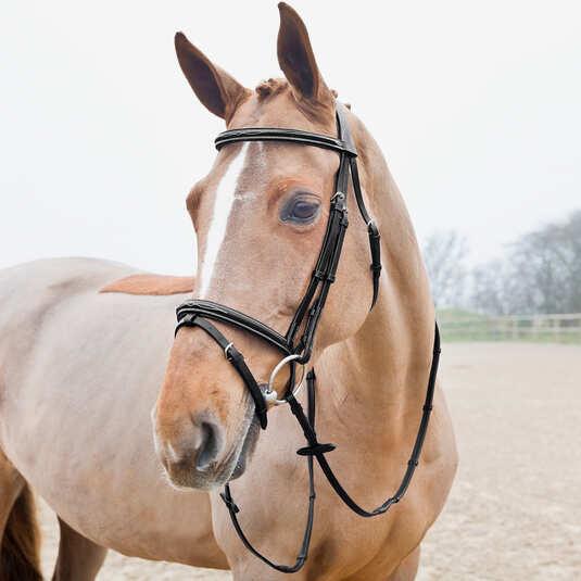 Actual product image Horze Soft Grip rubber reins with bars
