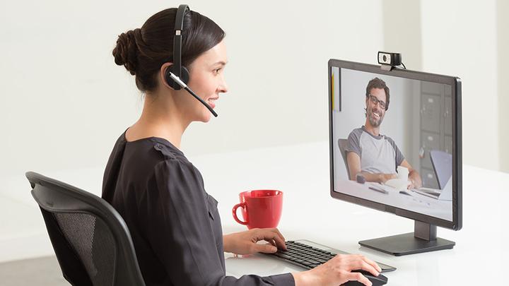 Actual product image Logitech H820e Dual (Wireless, USB-A)