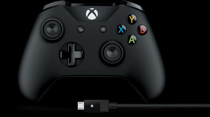 Produktbild Microsoft Xbox Wireless Controller + USB-C Kabel (PC, Xbox One X, Xbox Series X, Android, iOS)